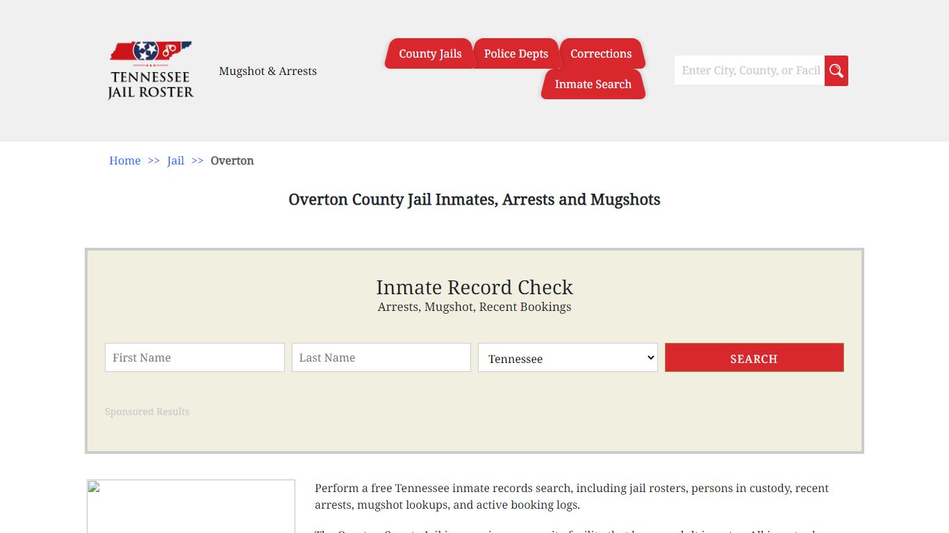 Overton County Jail Inmates, Arrests and Mugshots